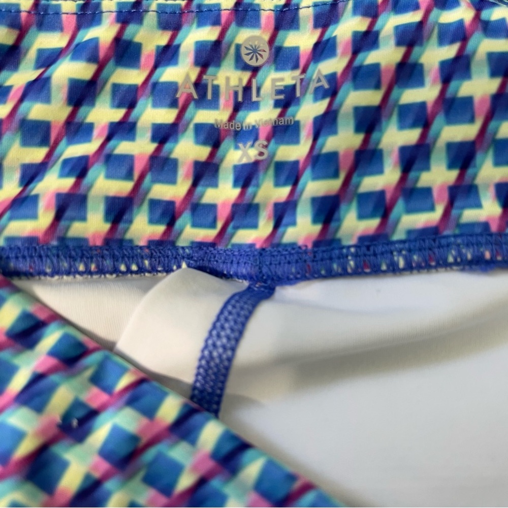 Athleta Multicolor Geometric Patterned Leggings S… - image 6